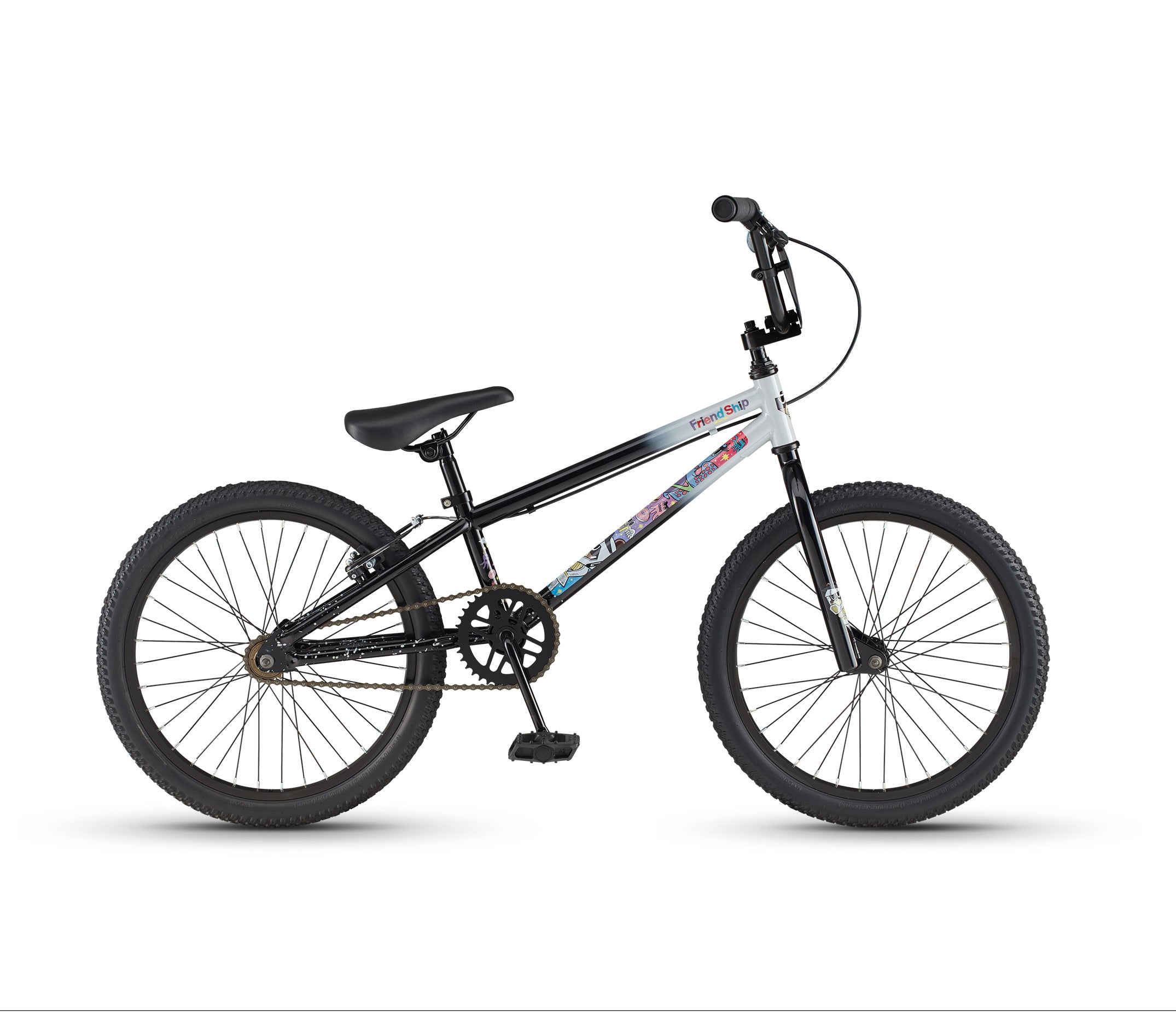 White gt bmx hot sale bike