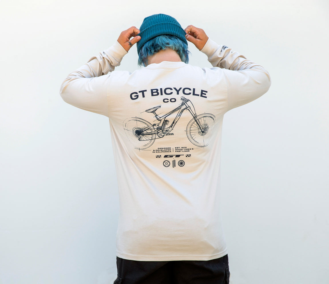 gt bicycles shirt Fast Lines Long-Sleeve Tee